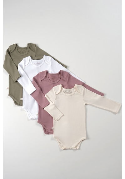 Tinylamb Unisex 4 Parça Uzun Kollu Bebek Bodysuit Seti - Softly Colors 4 Renk Bebek Bodysuit Seti Softly Colors Tinylamb Unisex 4 Parça Uzun Kollu Bebek Bodysuit Seti - Softly Colors 4 Renk Bebek Bodysuit Seti Softly Colors