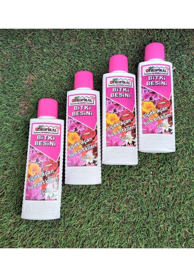 Çiçek Açan Bitki Besini 4 Adet 225 ML Bitki Besini