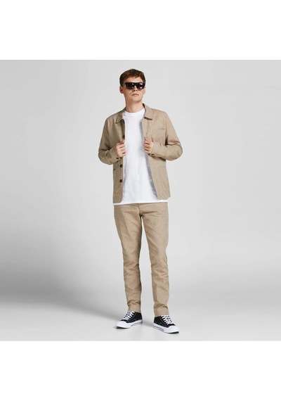 Jack & Jones Jack&jones Blatropic Solid Erkek Mavi Yuvarlak Yaka Tişört Mavi