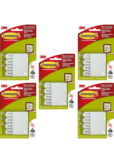 3m 17202 Command Küçük Boy Cırt Bant 5 Paket