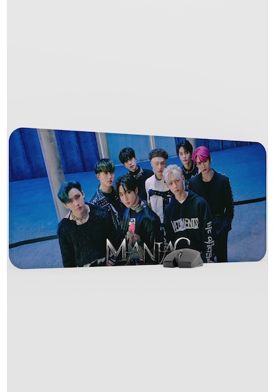 Stray Kids V4 90x40 Xxl Gaming Kauçuk Kaymaz Taban Mouse Pad Fare Altlığı