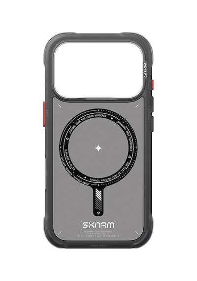 Apple Uyumlu iPhone 18 Pro Max Uyumlu Kılıf M-safe Şarj Özellikli Airbag Tasarımlı Skinarma Avion Kapak Siyah