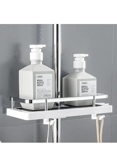 Banyo Duş Rafı Şampuanlık Sabunluk  Organizer Çok Renkli