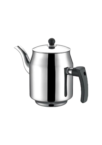 430 Paslanmaz Çelik Kahveci Demlik 2250ml 4 No Gri