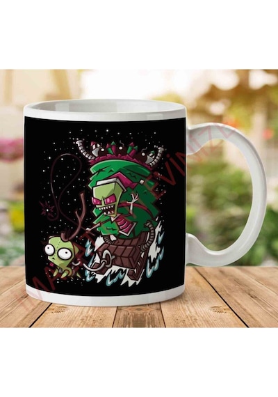 1-2271 Zim Stole Xmas The Grinch The Invader Kupa Bardak Çok Renkli