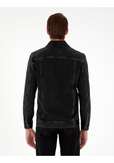 Pierre Cardin Erkek Siyah Ceket Denim 50292102-vr046 Siyah