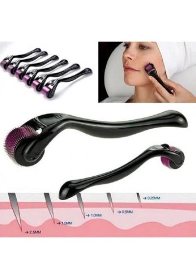 Özel Üretim Profesyonel 540 İğne Anti Aging Yenileme Derma Roller Titanyum Cilt Bakım Aleti 100 Mm