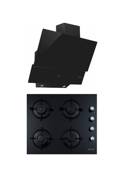 Itimat 1531 + 9011 2'li Dijital Pro Siyah Ankastre Set