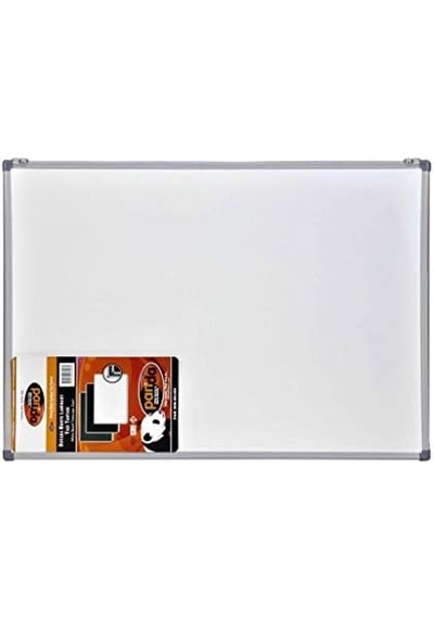 Panda 65cm 100cm Duvara Monte Laminant Yazı Tahtası, Beyaz Beyaz