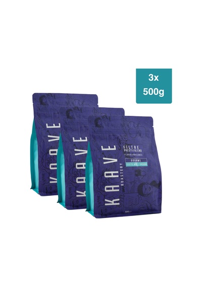 Kaave Roastery Prestij Blend Filtre 3 x 500 G