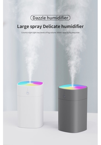 Eco H2o Humidifier 400 Ml Ulrasonik Hava Nemlendirici Buhar Makinesi Ve Aroma Difüzörü