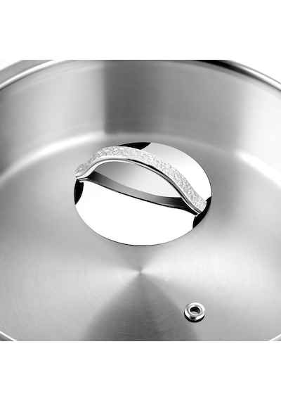 Nehir Silver Mat Trend 24 cm Sığ Tencere