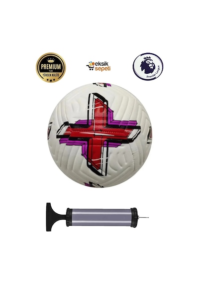 Premier League Skills Futbol Topu 4 Astarlı No:5 480 Gr + Pompa Hediyeli X710 Çok Renkli