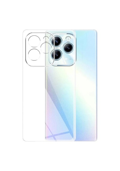 İnfinix Hot 40i Kılıf Lüx Şeffaf Silikon İtdark835