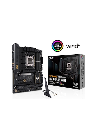 Asus TUF Gaming B650-Plus WIFI AMD B650 6400 MHz (OC) DDR5 Soket AM5 ATX Anakart