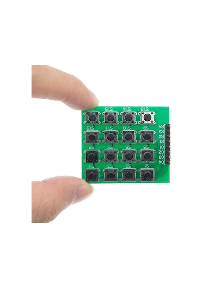 4 x 4 Matrix Keyboard Keypad 16 Buton Tuş Takımı Keyboard Klavye Alarm Şifre Kilit Güvenlik Röle