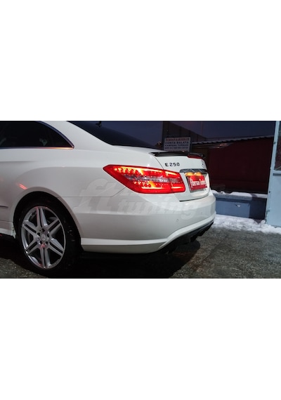 Mercedes E250 Coupe Arka Tampon Ekleri ---Fibersan Tuning