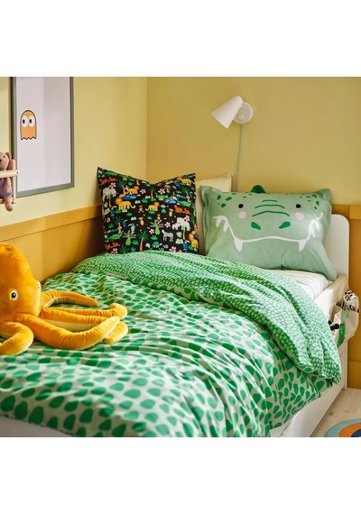 Ikea Natthager Tek Kişilik Nevresim Takımı 150 X 200 Cm Yeşil - Açık Yeşil