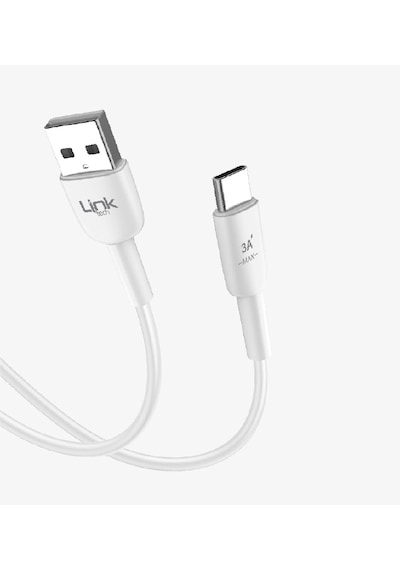 Linktech Type-c Şarj Kablosu 100cm - Yeni Nesil Android 3a Usb-a Tip-c Usb Şarj Kablosu