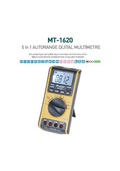 Proskit Mt-1620 5'in1 Çok Fonksiyonlu Dijital Multimetre