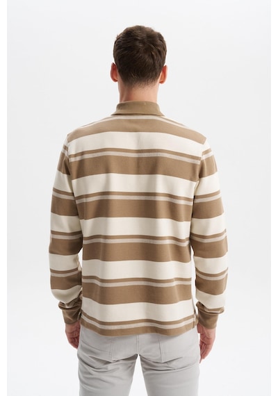 AR-MA Arma Erkek Ribanalı Regular Fit Çizgili Polo Yaka Sweatshirt %95 Pamuk %5 Elastane Ringel Pike K30554953002 Gri AR-MA Arma Erkek Ribanalı Regular Fit Çizgili Polo Yaka Sweatshirt %95 Pamuk %5 Elastane Ringel Pike K30554953002 Gri