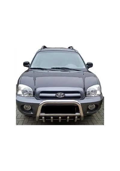 Hyundaı Santa Fe 2000-2005 Ön Koruma- Karterli - Ara Borulu - 60ø- Bream A