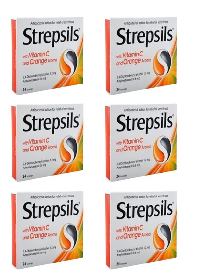 Strepsils Strepsils C Vitaminli & Portakal Aromalı 24 Pastil 6 Adet