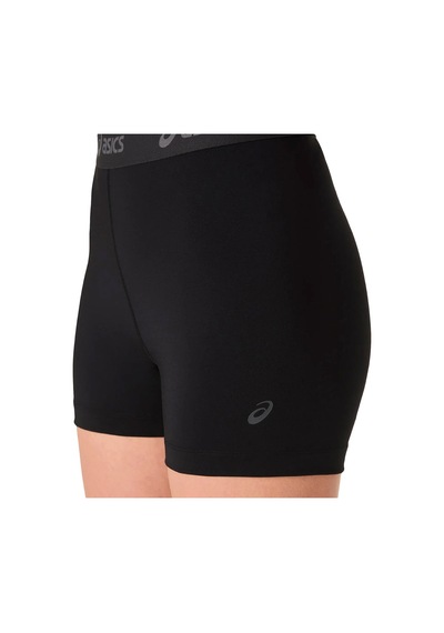 Asics Essential Logo 3" Kadın Siyah Koşu Tayt 2032d266-001