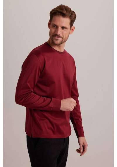 Ysf Erkek Bordo Bisiklet Yaka Pamuklu Sweatshirt