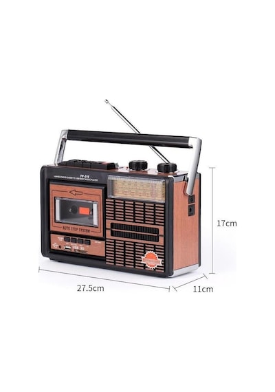 Knstar Fp-319U Usb Sd Fm Radyolu Kaset Çalar Müzik Kutusu