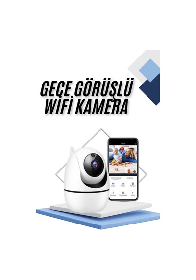 Kablosuz Wifi Destekli Akıllı Güvenlik Kamerası Hareket Sensörlü - 9014197552588