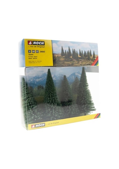 Noch 24642 Köknar Ağaçları, 6 Adet, 14-18 Cm. Diorama Malzemesi-59349