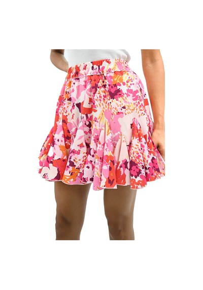Koza Butik Kadın Şortlu Fırfır Detaylı Etek 6285-25 001