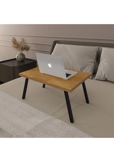 Asra Trend Katlanır Laptop Çalışma Masası LAPTOPMASA01 %100 MDF Yatak Sehpası Petra