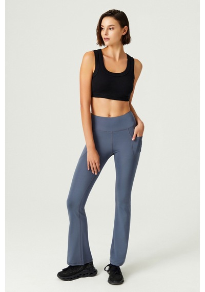 Los Ojos X Melodi Siyah Pamuklu Kalın Askılı Crop Top Tank Siyah