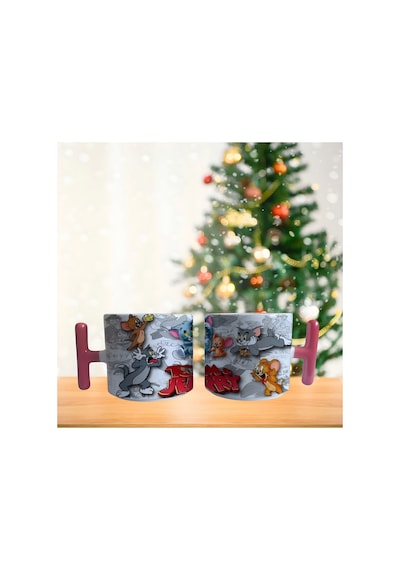 Tom Ve Jerry Kupa Bardak Tek Adet 0519 Çok Renkli