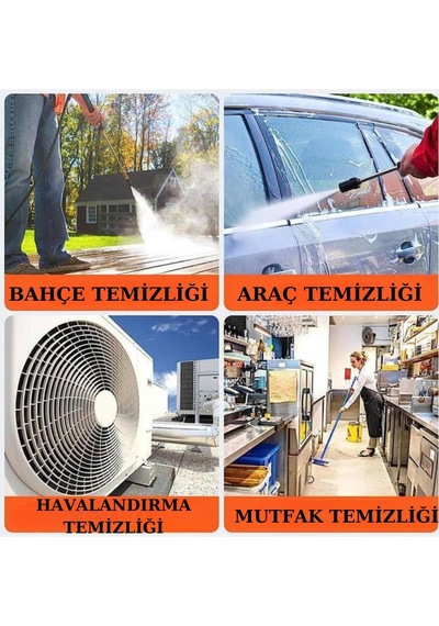 Şarjlı - 517 - Ve Yüksek Basınçlı Oto Yıkama Makinesi Ve Sulama Tabancası Bahçe - Spt-gld - Yıkama Makinesi