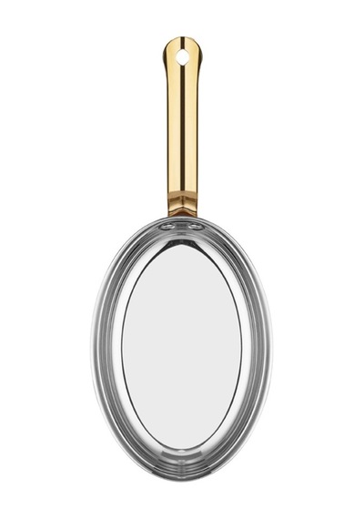 Mm Bakır Mini Oval Tava 11x17Cm
