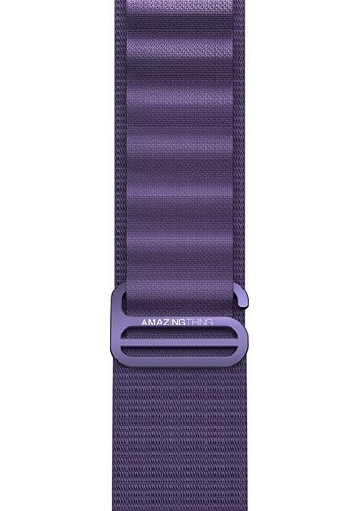 Watch 10 42mm Amazingthing Titan Spor Hasır Kordon Mor