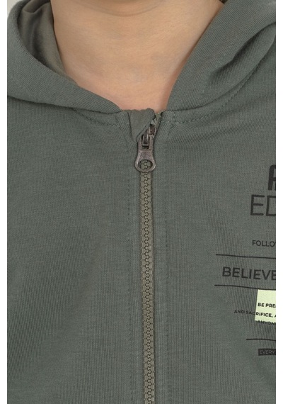 Rolypoly Erkek Çocuk Believe In Yourself Haki Eşofman Takımı Rp3882-c-v1 Rp3882-c-v1