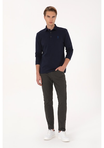 U.S. Polo Assn. Erkek Koyu Yeşil Kanvas Pantolon 50311608-VR079
