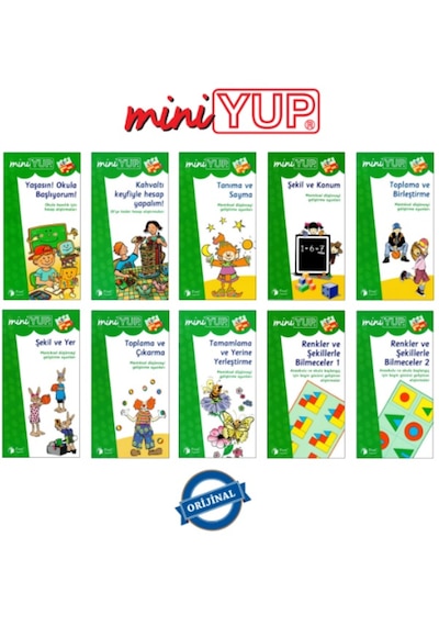 Miniyup 6+ Yaş Görsel Dikkat Ve Matematiksel Zeka Eğitim Seti
