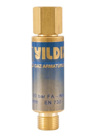 Yıldız 1030 Alev Emniyet Valfi Basinç Düsürücü Için Oksijen 5100 - 5200 - -5300 - 5400