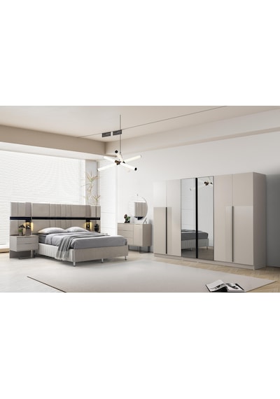 Ren 6 Kapaklı Gardırop %100 Mdf