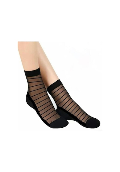 Ozzy Socks 6 Çift Kadın Siyah Desenli Tül Çorap Şık Ve Zarif Günlük Tasarımlı Modern Modeller Siyah Ozzy Socks 6 Çift Kadın Siyah Desenli Tül Çorap Şık Ve Zarif Günlük Tasarımlı Modern Modeller Siyah