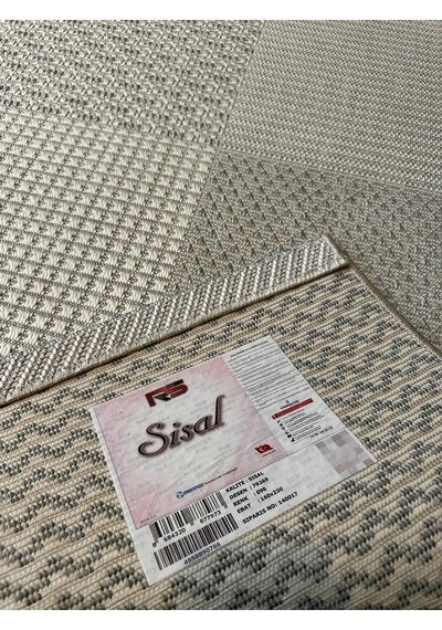 Sisal Halı Salon, Oturma, Yatak Odası Halısı 160x230 Desen Kodu 79269-096 Bej