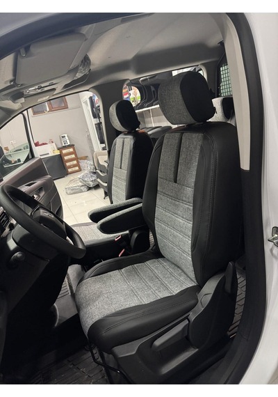 Oto Koltuk Kılıfı - Opel Combo 2019-2025 Arka Sırt Arka Oturma 2+1 Uyumlu Model