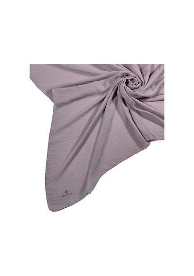 Mim Eşarp Mısırlı Eşarpları Aerobin Jazz Caz Eşarp 110x110 Cm Pudra
