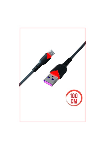 Syrox C91 2.0 Mah Micro 1 Mt Gül Desenli Kablo Araç Şarjı, Standart