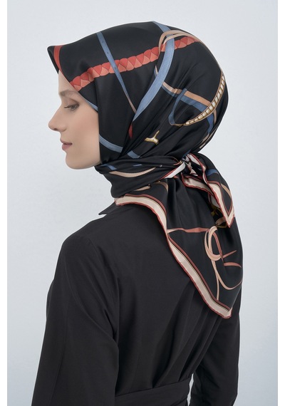 Armine Saf İpek Sura Eşarp-2026 İlkbahar-yaz- 951700d Siyah